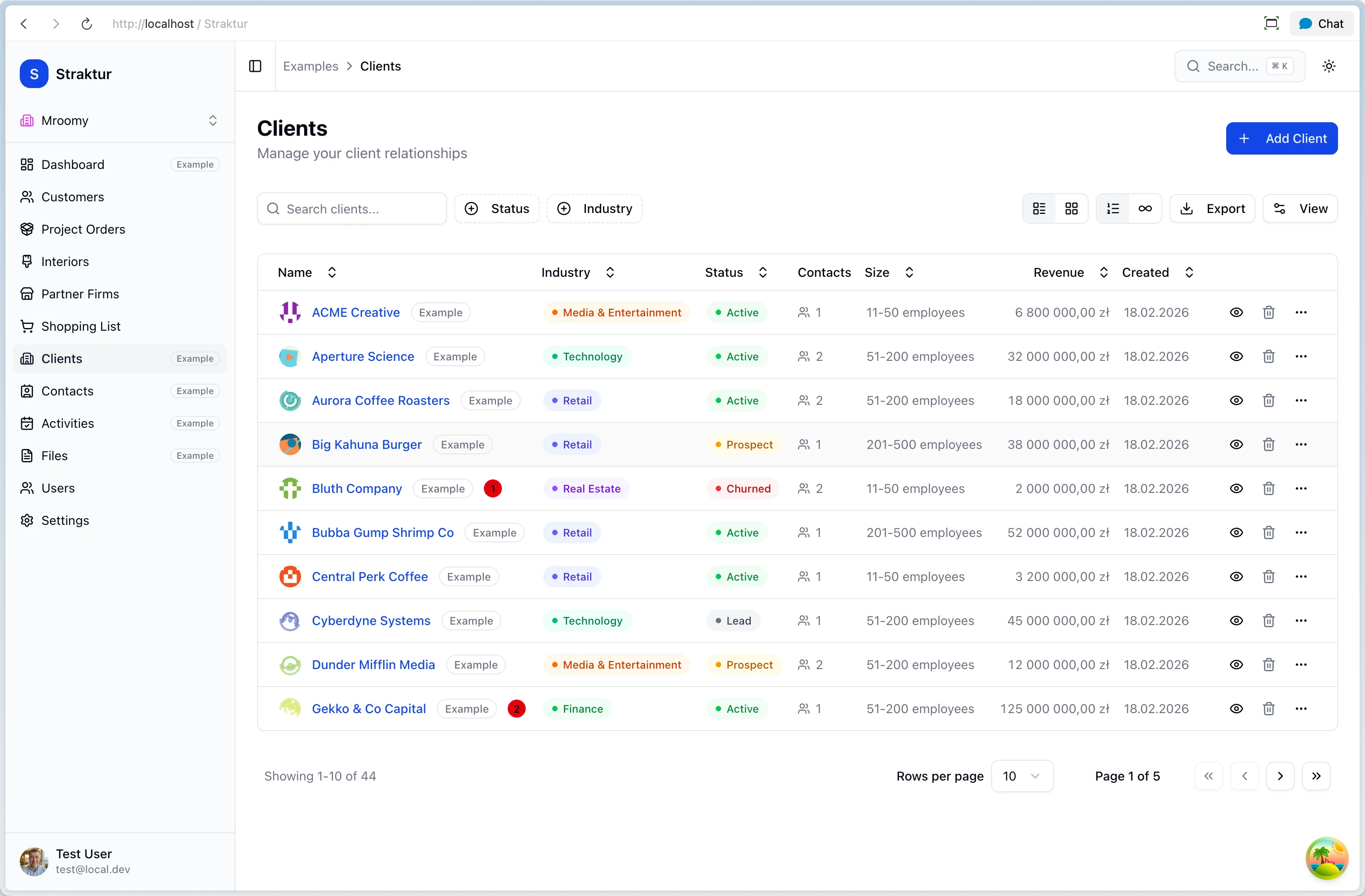 Straktur — internal business app built with AI